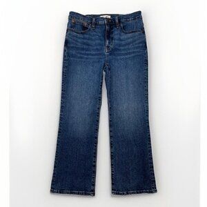 Madewell Jean Womens 29p Cali Demi bootcut Hi-Rise Medium Wash